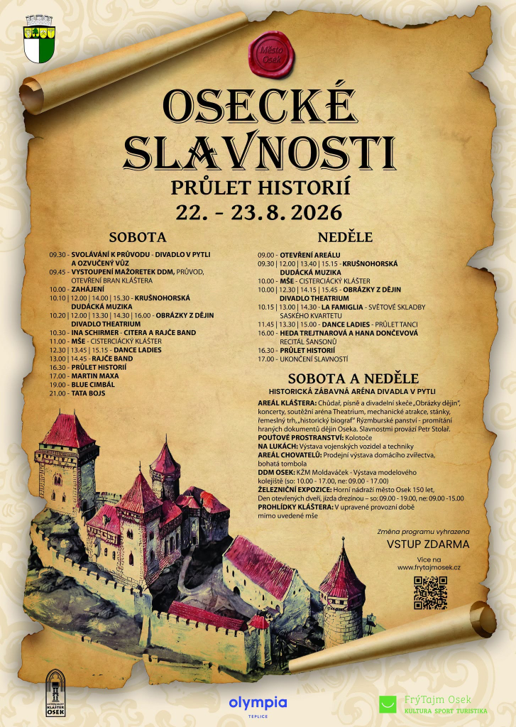 Osecké slavnosti - prodejní stánek DDM Osek