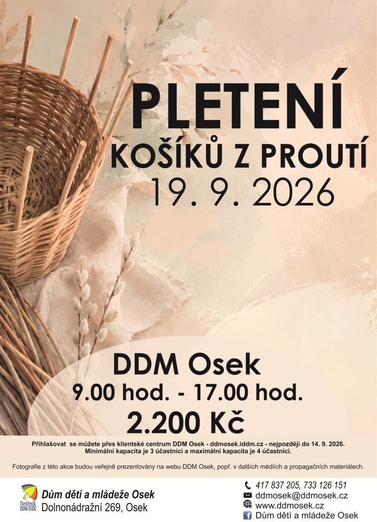 Pletení košíků z proutí - kurz