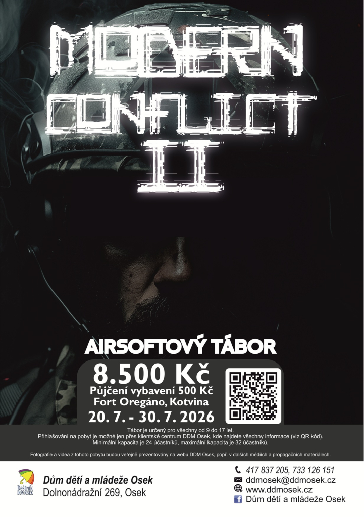 Airsoftový tábor - Modern Conflict II.