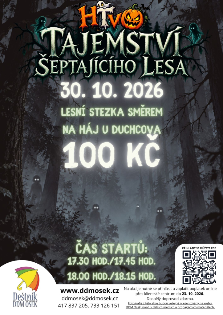 HVTO: Kdo se bojí - Tajemství šeptajícího lesa/18.00 hod.