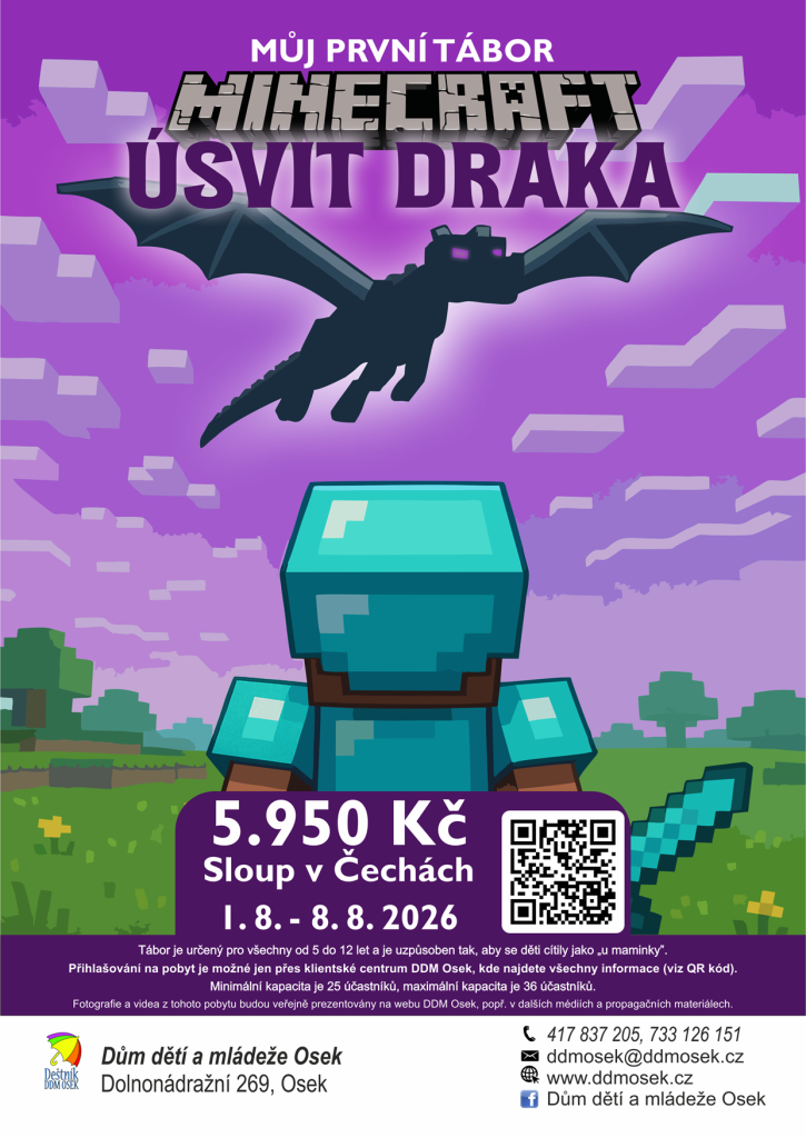 Můj první tábor: Minecraft – Úsvit draka
