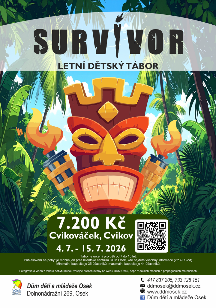 Letní dětský tábor - Survivor
