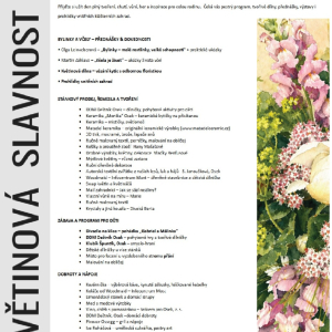 Květinová slavnost - program akce