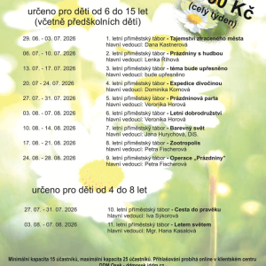 01. letní příměstský tábor - Tajemství ztraceného města